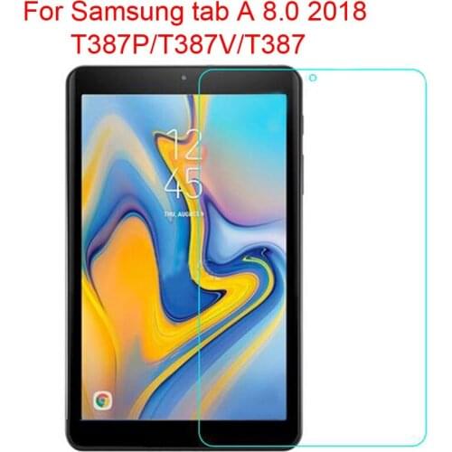 2PCS 2.5D 9H 0.25mm For Samsung Tab A 8.0 2018 T387 T387P T387V Tempered Glass Screen Protector Protective Film Cover