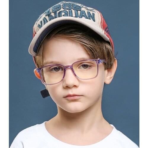 2020 New Children Blue Light Blocking Eyeglasses Kids Anti Blue Light Glasses Boys Girls Optic TR90 Round Cellphone Eyewear