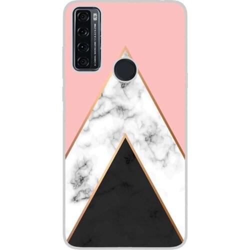 Compatible with TCL-20-SE-4G silicone gel tpu case cover case custom drawing design anti-shock abstract 006 case