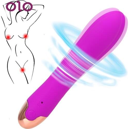 OLO Dildo Vibrator G-spot Massage 5 Speeds Sex Toys for Woman Female Masturbator Vagina Clitoris Stimulate Powerful Vibration