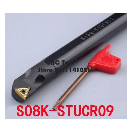 S08K-STUCR09 Lathe Tools 8mm ,Lathe Machine Turning Tools Set Internal Turning Tool CNC Indexable Turning Tools