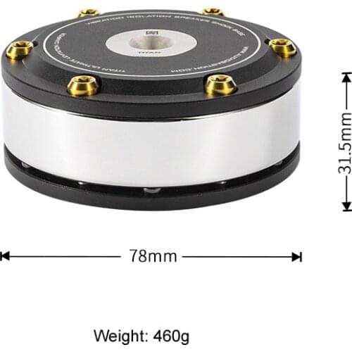 HIFI 78MM Audio Speakers Amplifier DAC CD Player Absorber Foot Feet Pads Vibration Absorption Stands Isolation Spikes