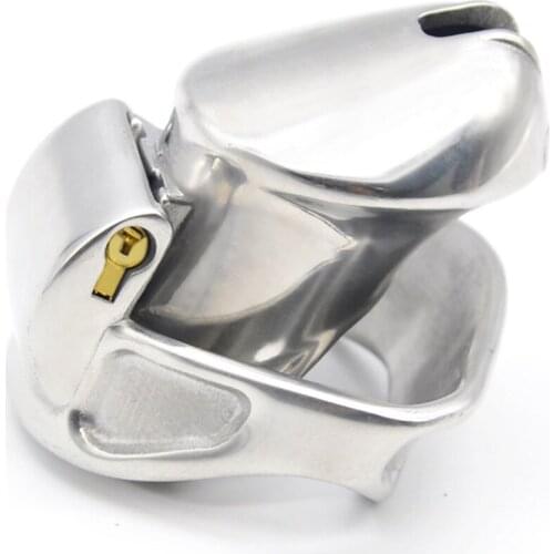 Manyjoy 43/45/50 for choose metal male chastity device BDSM bondage cock cage penis Lock sex toys