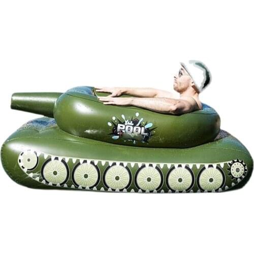 Inflatable Tank Swimming Ring Spray Pond-Type Shooting Gun Motorboat Life-Saving Seat Ring Water Toys