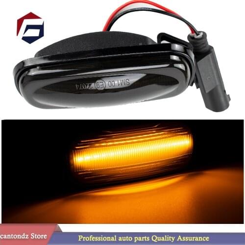 Amber LED Side Marker Light Repeater Indicator Lamp For Land Rover Discovery 2 99-04 Defender Freelander 1 02-05