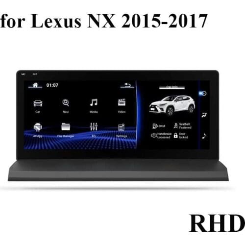 RHD 10.25 Inch 8 core Android 9 Carplay Touch Screen Multimedia Radio Navigation Audio for Lexus NX 2015-2018 with 8 core 4+64