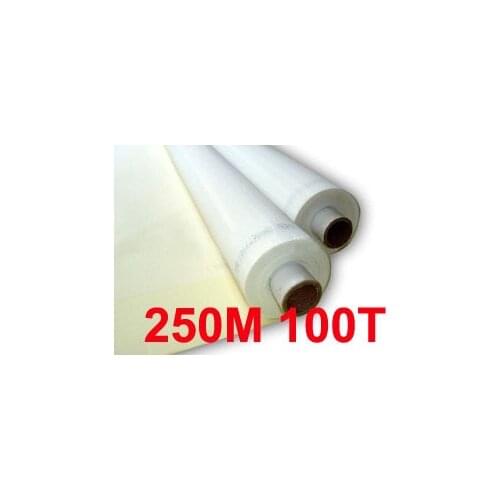 Discount 5 meter (5 yards) 100T ( 250M ) polyester silk screen printing mesh 127CM width Free shipping
