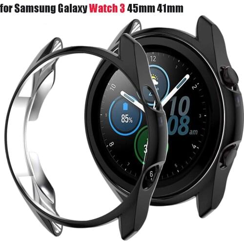 Protector Case for Samsung Galaxy Watch 3 45mm 41mm High Hardness All-Around Protective Shell Watch3 Hollow Bumper Cases