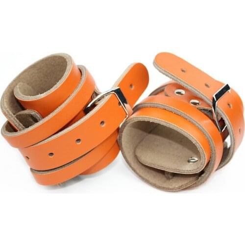 1 Pair Gym Equipment Fitness Weight Lifting Gloves Cowhide Leather Sport Crossfit Training Barbell Dumbbell Weightlifting Straps