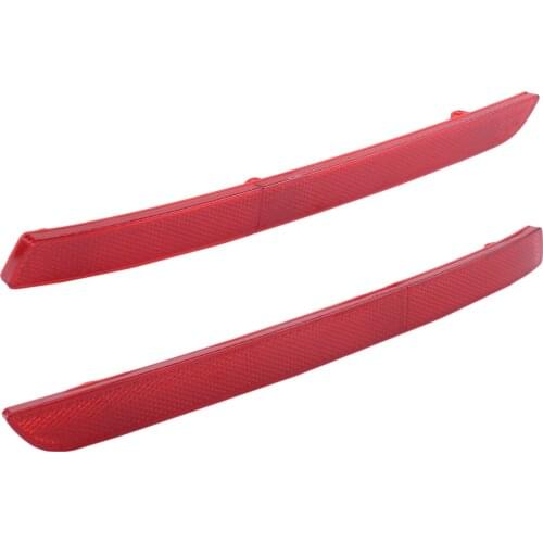 1Pair Rear Bumper Reflector Tail Light Lamp Red 7E0945105 7E0945105A 7E0945106 7E0945106A Fit for VW Transporter T5 2011-2016