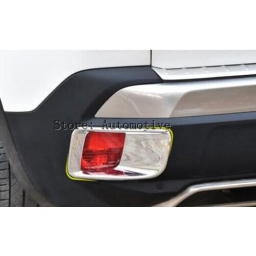 2 Pcs / Set For Peugeot 3008 3008GT 2017 ABS High Quality Rear Fog Light Lamp Cover Molding Trim