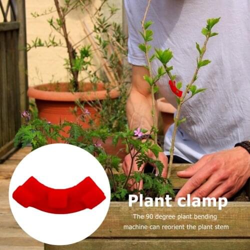 5pcs 90 Degree Plant Bender Silicone Plant Branches Bender Planting Trainer Clamps Clips for Planting Pruning Height Shape Tools