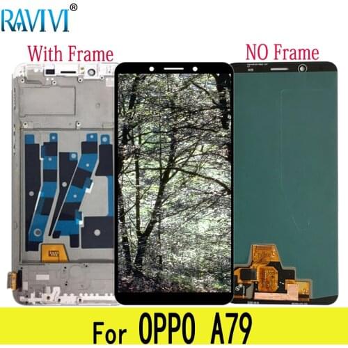 6.0" AMOLED A79 LCD For OPPO A79 LCD LCD Display Touch Screen Digitizer Assembly Replacement For OPPO A79