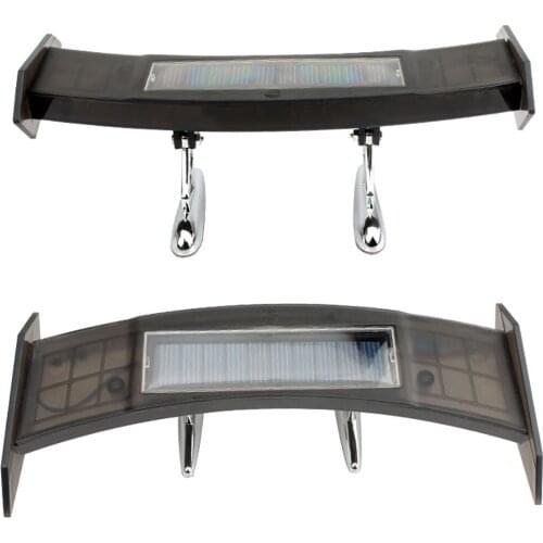 Car Brake Light Solar Powered LED Spoiler Mini Rear Wing Taillight Multi-mode to be switched LED Warning Lamp Turn Signal