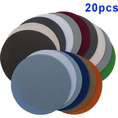 996A 5Inch Round Sand Paper 125MM Wood Sandpaper Dry Wet Grinding Car Polishing Outils Abrasifs Sanding Paper Abrasive Tools