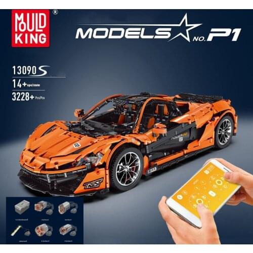 Mould king P1 Rc Race Car Building Blocks Car Kit Toy Adult Sports Car Model Toys For Children Toys & Hobbies Gift