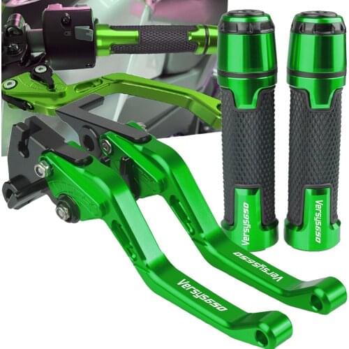 For KAWASAKI VERSYS650cc VERSYS 650cc 650 cc VERSYS650 cc 2006 2007 2008 Motorcycle CNC Brake Clutch Levers Hand Handlebar Grip