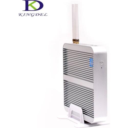 Fanless Barebone i5 Mini PC Win10 Nuc Computer Intel Core i5 4200U i3 5005U Mini Computer HTPC TV Box DHL 3 Years Warranty
