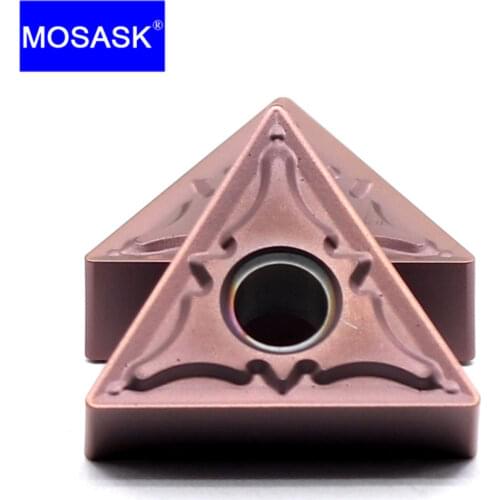 MOSASK 10PCS TNMG 1604 08 PM Stainless Steel Processing Machining CNC Turning Tungsten Carbide Inserts