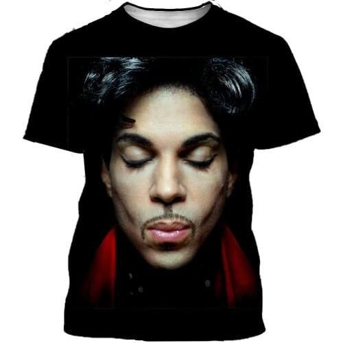 Prince Rogers Nelson Men/women New 3D Printed T-shirts Casual Harajuku Style Tshirt Streetwear Hip Hop Tops