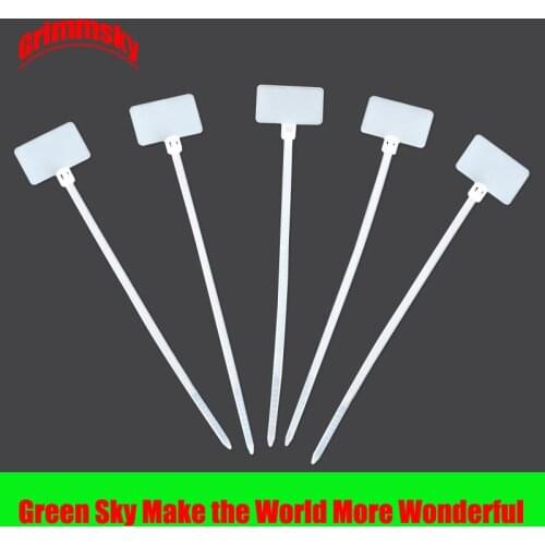 50Pcs/Lot Size 3*100mm/4*150mm/4*200mm 4inch/6inch/8inch Nylon Self-locking Cable Tie Label