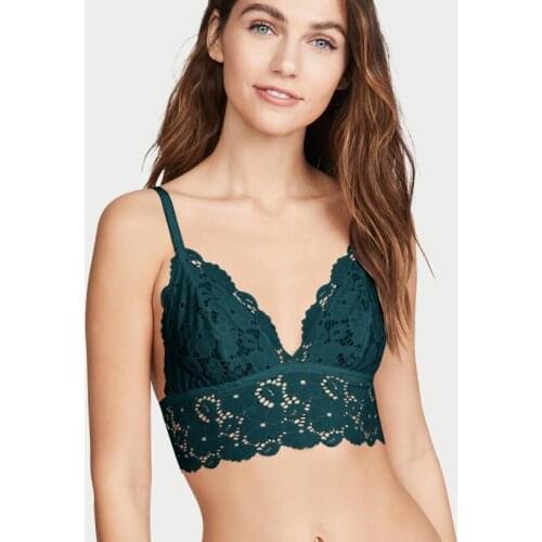 New Fashion Ladies Lace Bralette Sexy Women Lace Bra Top Sexy Lingerie Underwear Thin Bra 3/4 Cups Crop Top Unlined Soft Bras