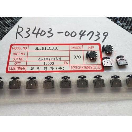 Original new 100% SLLB110B10 dial wheel switch 3pin large dial switch key switch MP3 MP4