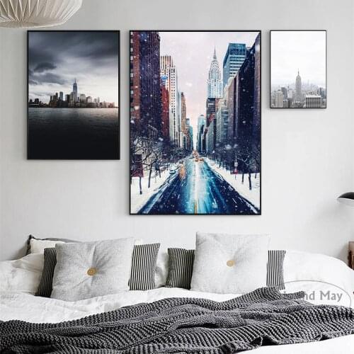 New York City Landscape Posters And Prints Wall Art Canvas Painting For Living Room Decoration Home Decor Unframed Quadros