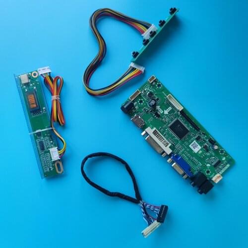 For LTN154X3-L02 Monitor Kit 1280X800 LCD DVI Controller board 30pin LVDS Screen panel 15.4" VGA HDMI 1 Lamps