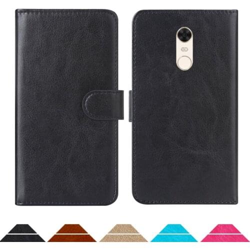 Luxury Wallet Case For Xiaomi Redmi Note 5 (India) PU Leather Retro Flip Cover Magnetic Fashion Cases Strap