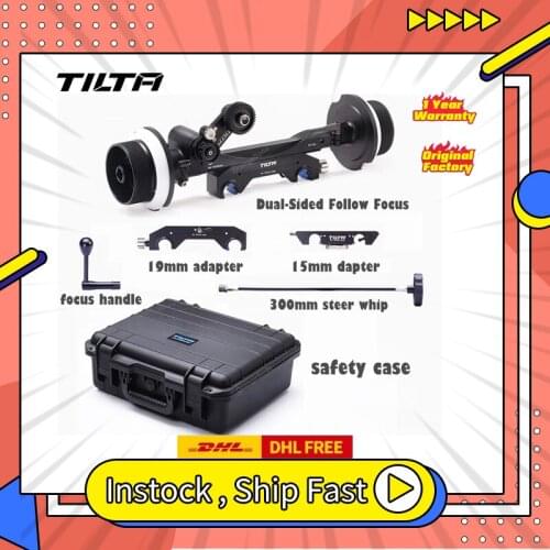 Tilta Dual Side Follow Focus Cine Film Follow Focus Kit FF-T04 for Flim Studio 19mmm rail system for RED ARRI BLACKMAGIC