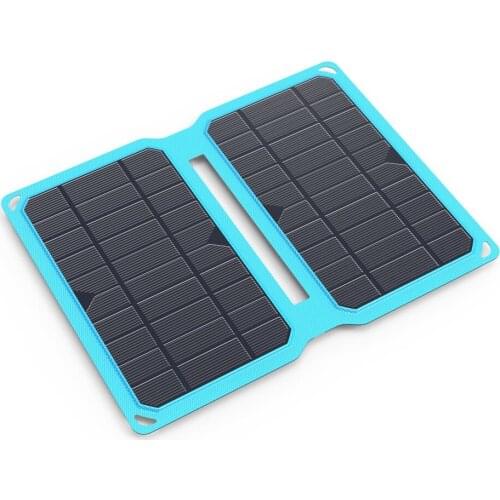 New Version PowerGreen Portable Solar Charger Panel 10W EFTF Solar Power Bank Battery Backup Cell for Phones