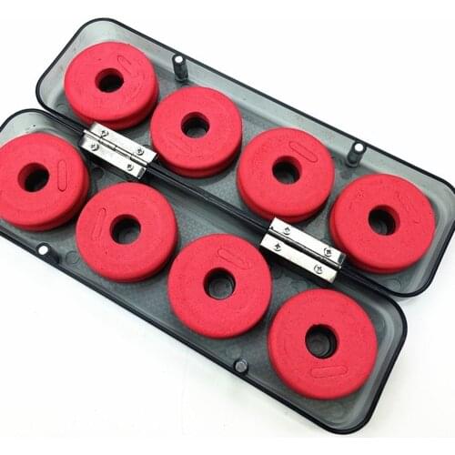 1PCS Fishing tackle 8 axis transparent line box fishing tackle accessories fishing supplies