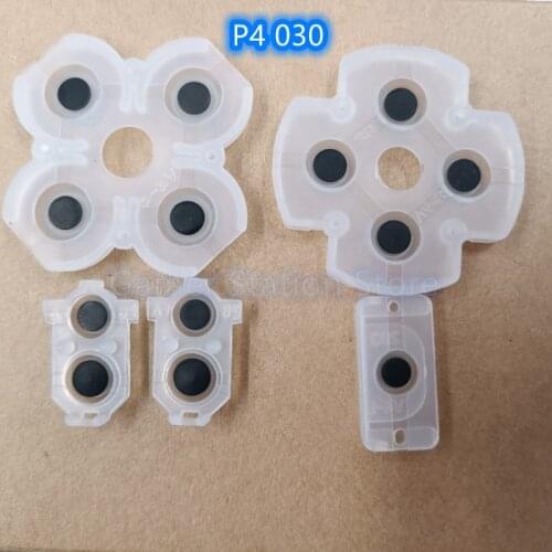10sets For PS4-030 Controller Silicone conductive Rubber Button Pad For Sony PlayStation 4 Controller 3.0 Versie Replacemet