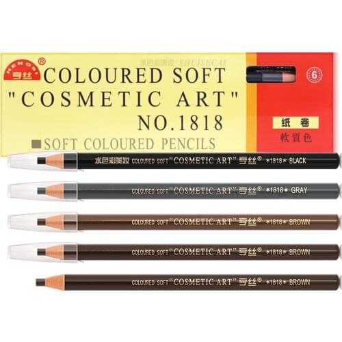 12pcs/lot Peel Off Eyebrow Penci Microblading Tattoo Pencil Waterproof Cosmetic Tool Supplies Eyebrows Microblading Supplies