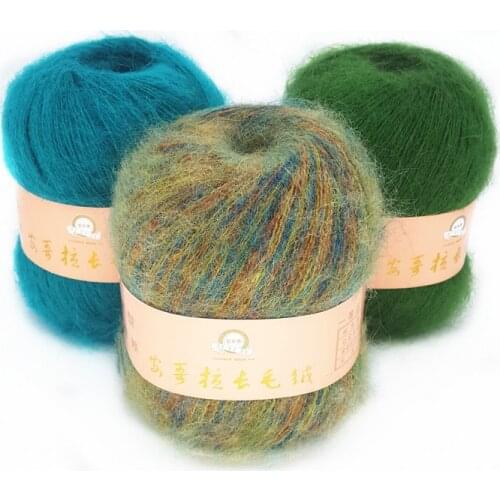 50g/ball Free Shipping Angola Mohair Cashmere Wool Yarn Skein For Knitting Scarf Shawl Sweater Hat B