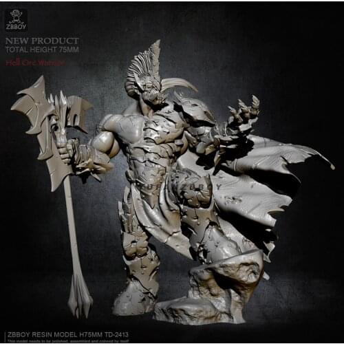 75mm Resin model kits Beastmaster self-assembled TD-2413