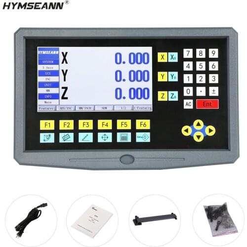 9 Languages BIG LCD DRO HS800-3 3 Axis Digital Readout Display TTL AC110V/220V For Lathe Mill Linear Scale Encoder Rrating Ruler