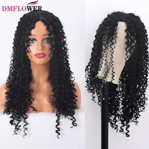 African small curly wig women fashion long curly hair, split long curly hair, small wavy, slightly curly long hair
