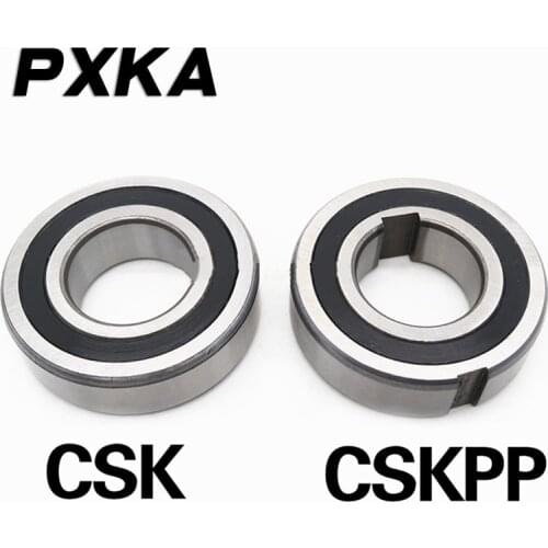 Free shipping unidirectional 6204 bearing CSK20 CSK20PP without groove / PP with groove 20 * 47 * 14MM bearing steel