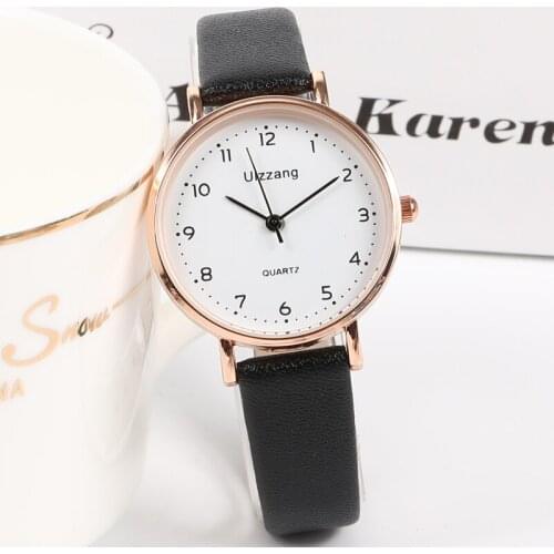 2019 Brand Women Watches Women Leather Simple reloj mujer Luxury Dress Watch Ladies Quartz Rose Gold Wrist Watch Montre Femme