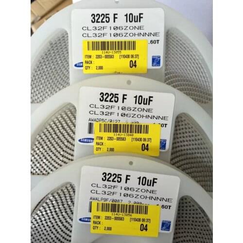 CL32F106ZOHNNNE 1210 10uF 16V Y5V ±80/-20% CL32F106ZOELNNE 1210 10uF 16V Y5V ±80/-20% CL32F106ZLHNNNE 1210 10uF 35V Y5V ±80/-20