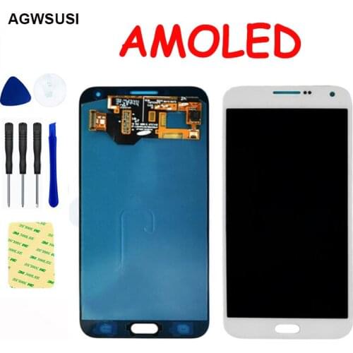 AMOLED LCD For Samsung Galaxy E7 E700 E700F E700H E700M LCD Display Screen Module Touch Screen Digitizer Glass Sensor Assembly
