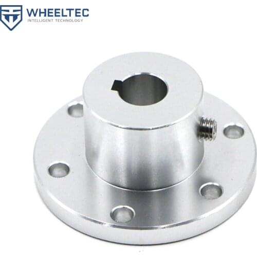 Flange coupling inner diameter optional with keyway high quality 6061 high strength aluminum alloy omnidirectional wheel flange