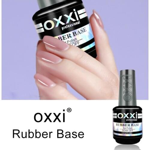 OXXI Gel Nail Polish Thick Rubber Base and Top Coat Manicure Hybrid Gel Varnishes for Nails UV Semipermanent Gellak 15ml Lacquer