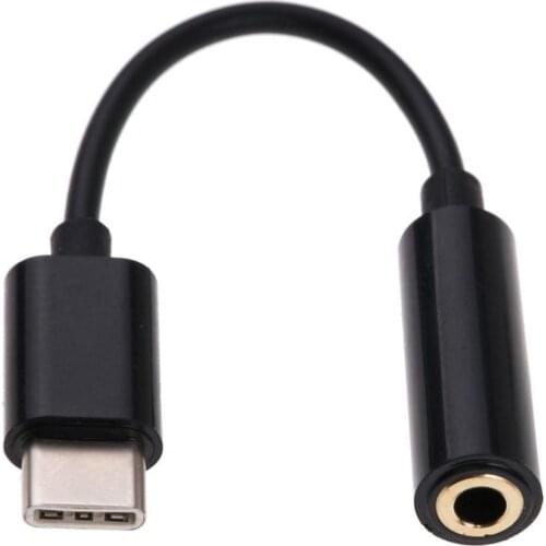 Type-C to 3.5mm Earphone Jack Charger Audio Adapter Cable Cord for Xiaomi 8SE 6X