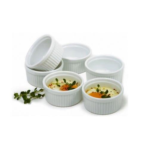 Ceramic Baking Ramekin for Creme Brulee, Souffle Tiramisu Mould Dish for Oven