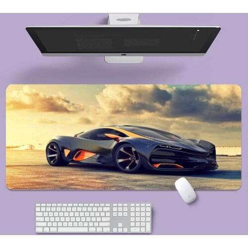 Cool Sports Car Customized laptop Gaming mouse pad Large gaming laptop XL non-slip rubber office computer mouse pad