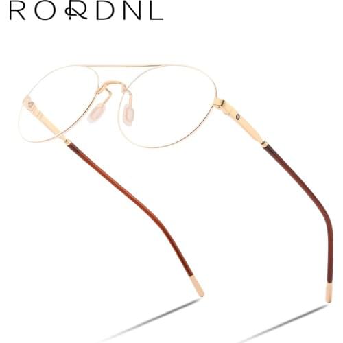 Round Progressive Prescription Glasses for Men Anti Blue Ray Myopia Eyeglasses Male Optical Multifocal Bifocal Eyewear Brand