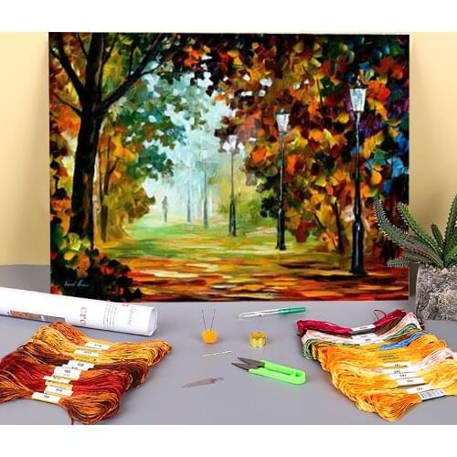 Morning Light Pre-Printed 11CT Cross-Stitch Complete Kit DIY Embroidery DMC Threads work Handicraft Sewing Promotions